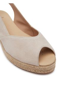 Geox Espadryle D55YXA-00021 C6738 Beżowy. Kolor: beżowy. Materiał: materiał