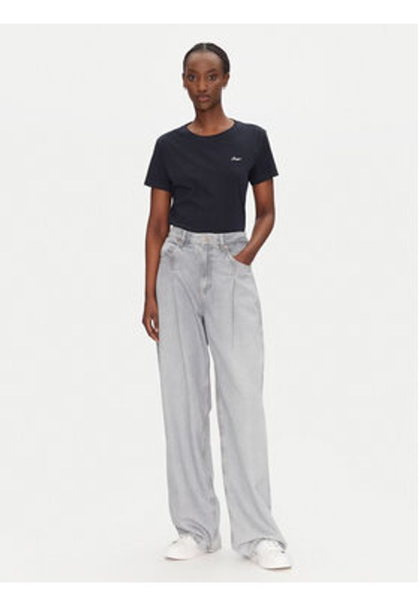 BOSS T-Shirt C_Esogo_Hw 50554015 Granatowy Regular Fit. Kolor: niebieski. Materiał: bawełna