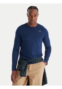 Robe di Kappa Longsleeve 631189W Niebieski Slim Fit. Kolor: niebieski. Materiał: bawełna. Długość rękawa: długi rękaw #1