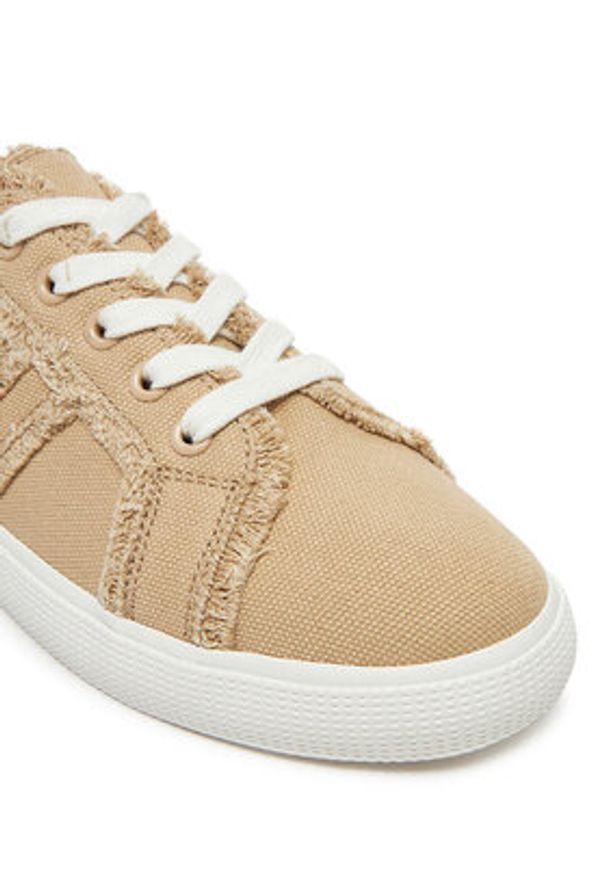 Lauren Ralph Lauren - LAUREN RALPH LAUREN Sneakersy Janson Fray 802967040004 Beżowy. Kolor: beżowy. Materiał: materiał