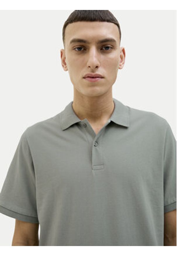 Jack & Jones - Jack&Jones Polo Kane 12270150 Zielony Regular Fit. Typ kołnierza: polo. Kolor: zielony. Materiał: bawełna