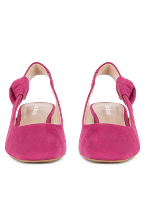 Clara Barson Czółenka LH2002-2 Różowy. Kolor: różowy. Materiał: materiał