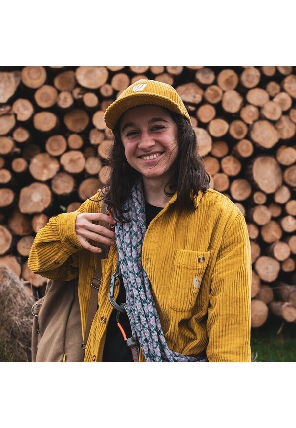 FEROCE - Koszula ze sztruksu – żółta. Okazja: na co dzień. Kolor: żółty. Materiał: sztruks. Styl: casual, elegancki