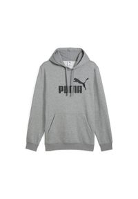 Puma - Męska bluza z kapturem Essentials z logo No. 1 PUMA. Typ kołnierza: kaptur. Kolor: szary. Sport: bieganie #1