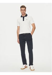 Lacoste Polo PH9879 Biały Classic Fit. Typ kołnierza: polo. Kolor: biały. Materiał: bawełna #3