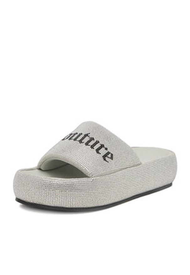 Juicy Couture Klapki CEO-WSS21515-04 Szary. Kolor: szary. Materiał: materiał