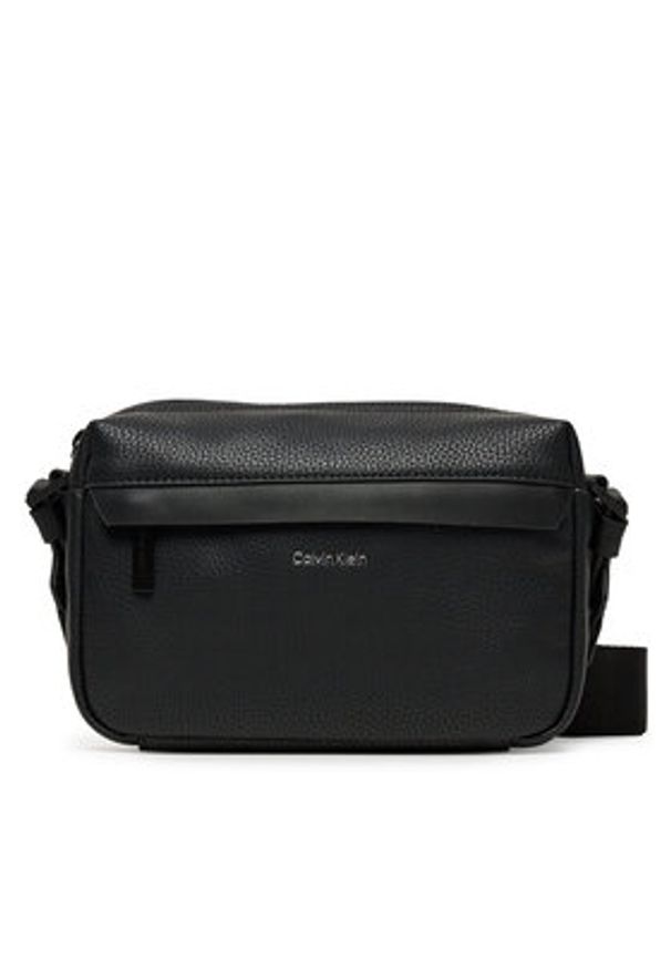 Calvin Klein Saszetka Ck Must Camera Bag LV04D3084G Czarny. Kolor: czarny. Materiał: skóra