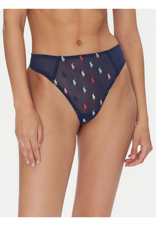 Polo Ralph Lauren Stringi 4P0177 Granatowy. Kolor: niebieski. Materiał: syntetyk