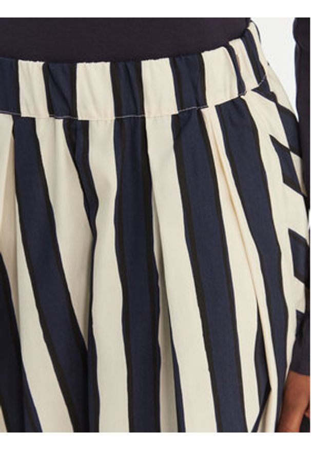 Weekend Max Mara Spódnica midi Duomo 2615101022 Granatowy Regular Fit. Kolor: niebieski. Materiał: bawełna