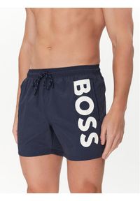 BOSS Szorty kąpielowe Octopus 50514502 Granatowy Regular Fit. Kolor: niebieski. Materiał: syntetyk #1