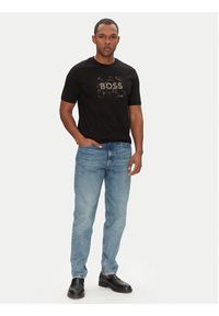 BOSS T-Shirt Te_Logospace 50539186 Czarny Regular Fit. Kolor: czarny. Materiał: bawełna #5