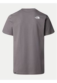 The North Face T-Shirt Simple Dome NF0A87NG Szary Regular Fit. Kolor: szary. Materiał: syntetyk, bawełna #3