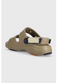 Crocs sandały Classic All Terain Sandal męskie kolor brązowy 207711 207711.2F9-2F9. Kolor: brązowy. Materiał: materiał, guma. Wzór: gładki #4