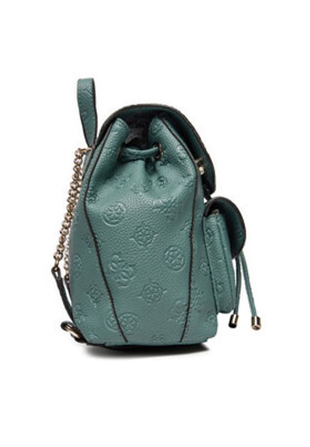 Guess Plecak HWPG93 49310 Turkusowy. Kolor: turkusowy. Materiał: skóra