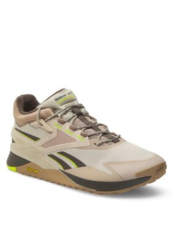 Reebok Buty na siłownię Nano X3 Adventure 100033529-M Brązowy. Kolor: brązowy. Materiał: materiał. Sport: fitness