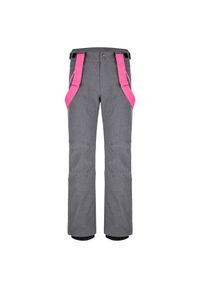 ZULUPACK - Damskie Spodnie Softshell Loep Lupka L - Wiatroszczelne i Oddychające. Kolor: fioletowy, różowy, wielokolorowy. Materiał: softshell. Sezon: zima. Sport: narciarstwo #1