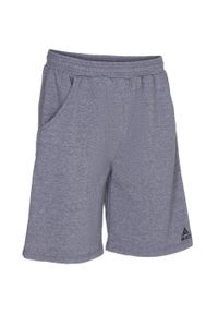 SELECT - Spodenki piłkarskie bawełniane Select Torino Sweat szare. Kolor: szary. Materiał: bawełna. Sport: piłka nożna