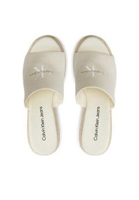 Calvin Klein Jeans Espadryle Slide Wedge Rope Sandal Ml Btw YW0YW01356 Écru. Materiał: materiał #4