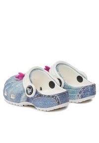 Crocs Klapki Classic Denim Clog T 208302 Biały. Kolor: biały. Materiał: denim