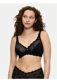Triumph Biustonosz z fiszbiną Amourette 10209574 Czarny. Kolor: czarny. Materiał: syntetyk