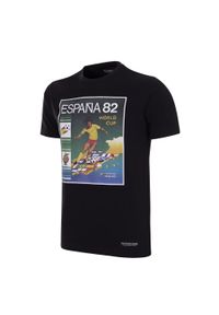 COPA FOOTBALL - Koszulka dla dorosłych - Panini FIFA Mistrzostwa Świata Hiszpania 1982 - Czarny. Kolor: czarny. Sport: piłka nożna