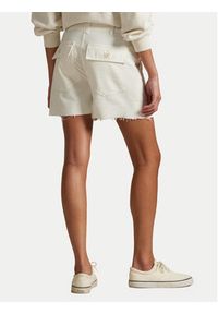 Polo Ralph Lauren Szorty materiałowe 211949934002 Écru Relaxed Fit. Kolor: kremowy. Materiał: bawełna #4