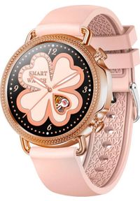Smartwatch Rubicon RNBE74 Różowe złoto (RNBE74ZGIBX). Rodzaj zegarka: smartwatch. Kolor: różowy, wielokolorowy, złoty