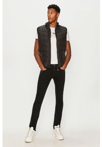 Tom Tailor Denim - Jeansy Troy. Kolor: czarny. Materiał: jeans, denim. Wzór: gładki #4