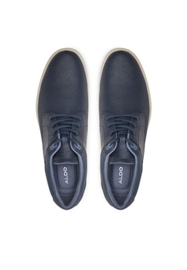 Aldo Półbuty Dinbrenn 13665102 Granatowy. Kolor: niebieski. Materiał: skóra