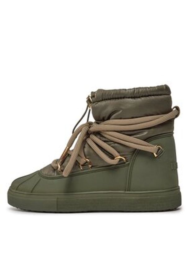 Inuikii Śniegowce Technical Low 75202-105 Zielony. Kolor: zielony. Materiał: materiał