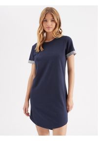 JDY Sukienka codzienna Ivy 15174793 Niebieski Regular Fit. Okazja: na co dzień. Kolor: niebieski. Materiał: bawełna, syntetyk. Typ sukienki: proste. Styl: casual
