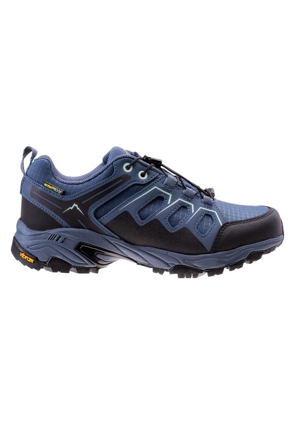 Damskie buty trekkingowe Elbrus Euren WP V Low. Kolor: czarny, niebieski, wielokolorowy. Sport: turystyka piesza