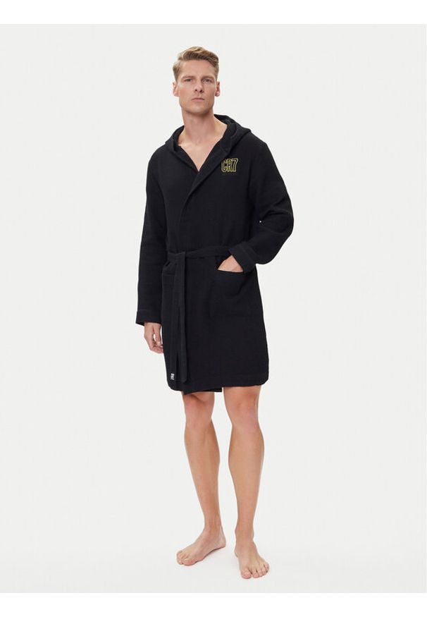 Cristiano Ronaldo CR7 Szlafrok 8746-93 Czarny. Kolor: czarny. Materiał: bawełna