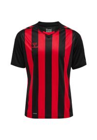 Koszulka do piłki nożnej męska Hummel Striped. Kolor: czerwony, czarny, wielokolorowy. Sport: piłka nożna #2