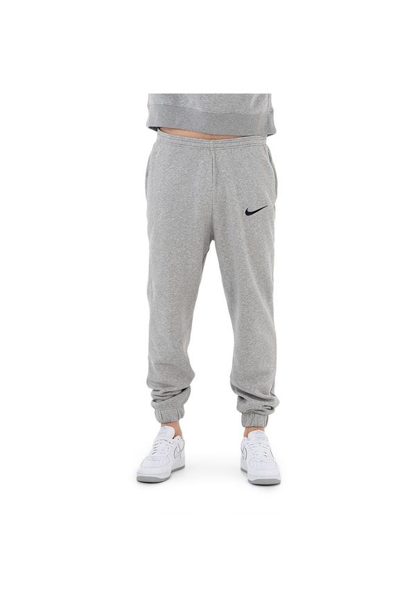 Spodnie Nike Park 20 Fleece CW6907-063 - szare. Kolor: szary. Materiał: bawełna, poliester, dresówka, materiał