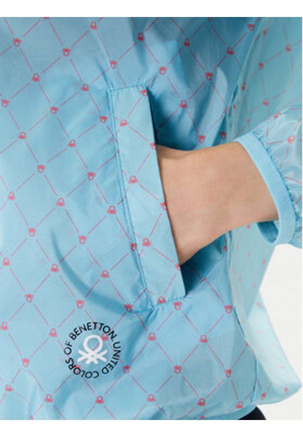 United Colors of Benetton - United Colors Of Benetton Kurtka przejściowa 49IY3M00C Niebieski Regular Fit. Kolor: niebieski. Materiał: syntetyk