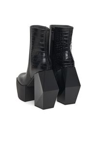 United Nude Botki Stage Boot 1075384927 Czarny. Kolor: czarny. Materiał: skóra #5
