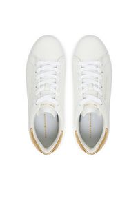 TOMMY HILFIGER - Tommy Hilfiger Sneakersy Essential Platform Court Sneaker FW0FW08756 Biały. Kolor: biały. Materiał: skóra. Obcas: na platformie #3