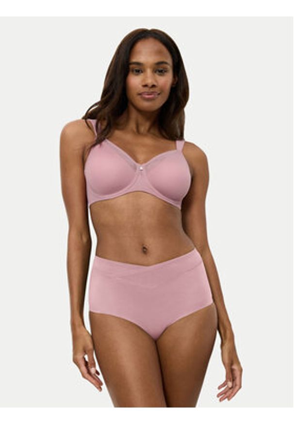 Triumph Biustonosz z fiszbiną True Shape Sensation 10218201 Różowy. Kolor: różowy. Materiał: syntetyk