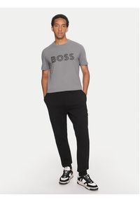BOSS - Boss T-Shirt 50519358 Szary Regular Fit. Kolor: szary. Materiał: bawełna