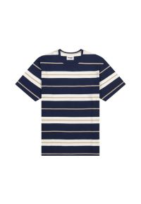 Wrangler - MESKA KOSZULKA WRANGLER STRIPE TEE BLACK IRIS 112362724 #5