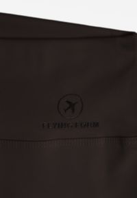 Renee - Brązowe Szorty Bikery High Waist z Wyszczuplającym Pasem Briarrose. Okazja: na co dzień. Stan: podwyższony. Kolor: brązowy. Materiał: len. Styl: sportowy, casual #2