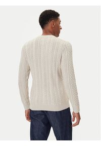 Jack & Jones Sweter Blusean 12283486 Beżowy Regular Fit. Kolor: beżowy. Materiał: bawełna #9