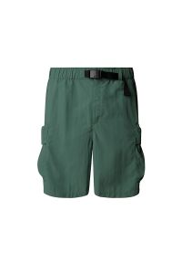 Spodenki męskie The North Face Cargo Pocket 0A8BJGHCH1 - zielone. Kolor: zielony. Materiał: skóra, materiał, tkanina, nylon. Długość: do kolan #1