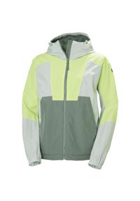 Kurtka przeciwdeszczowa damska Helly Hansen Rig Rain. Kolor: zielony. Styl: sportowy