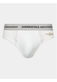 Aeronautica Militare Komplet 2 par slipów AM1USL002 Biały. Kolor: biały. Materiał: bawełna