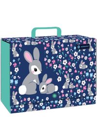 Teczka z rączką XL 9cm twarda na przybory prace rysunki A4 Baby Bunny ASTRA #1