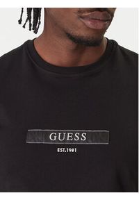Guess T-Shirt M6RI17 J1314 Czarny Slim Fit. Kolor: czarny. Materiał: bawełna #5