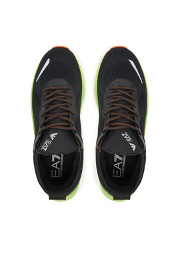 EA7 Emporio Armani Sneakersy X8X246 XK443 MZ213 Czarny. Kolor: czarny. Materiał: materiał