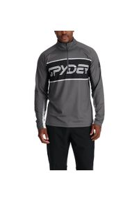 Bluza męska Spyder Paramount 1/2 Zip. Kolor: szary. Sezon: zima. Styl: sportowy